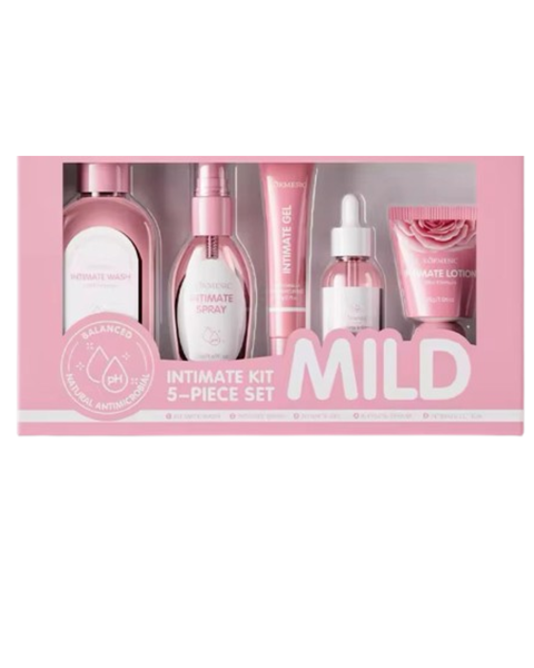 Aob 6 Piece Set Intimate Wash + Portable Wash Bottle