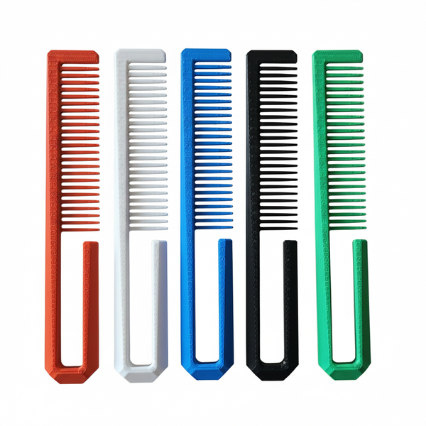 Hanging Hair Comb Set - 5 Piece Anti-Slip Bathroom Combs