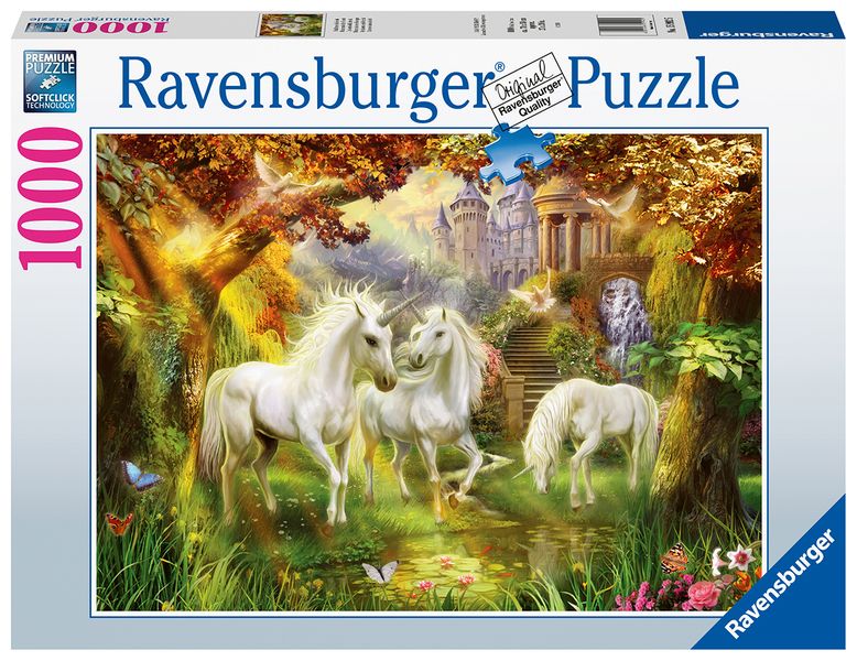Ravensburger 1000 Piece Puzzles-Unicorns In The Forest