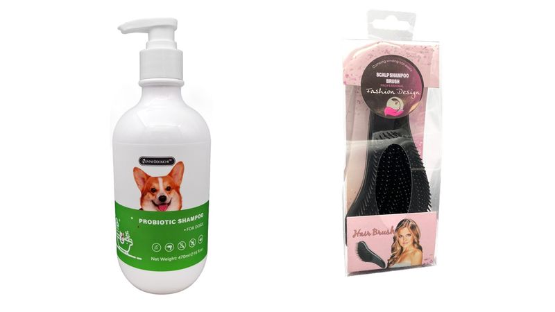 Bonne Douche Probiotic Dog Shampoo 470ml with Brush