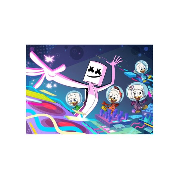 Marshmellow Cartoon - A1 Poster