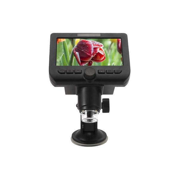 Portable 1-600X Magnification 4.3 Inch LCD Digital Microscope