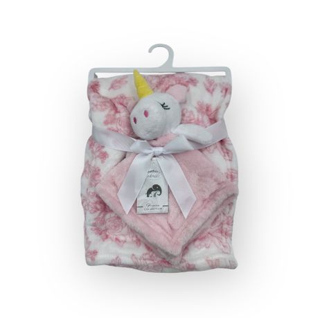 Mothers Choice Baby Dudu / Security Blanket - Unicorn Image