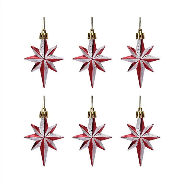 Star Red Christmas Tree Decoration Pendant Accessories Decoration D