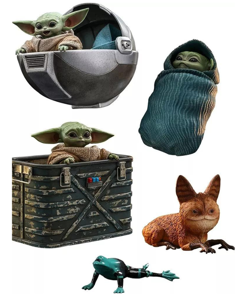 Star Wars TMS043 The Mandalorian Hot Toys 1/6 Scale Groug Collectible Set