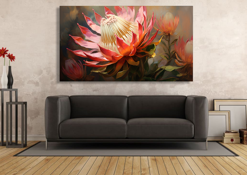 Canvas Wall Art - Protea Creative Art - HC0980