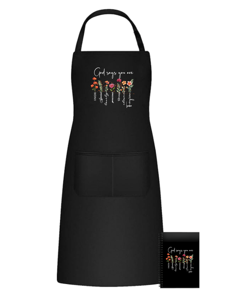 God Says You Are Fun Kitchen Braai Apron Christmas Birthday Gift 506