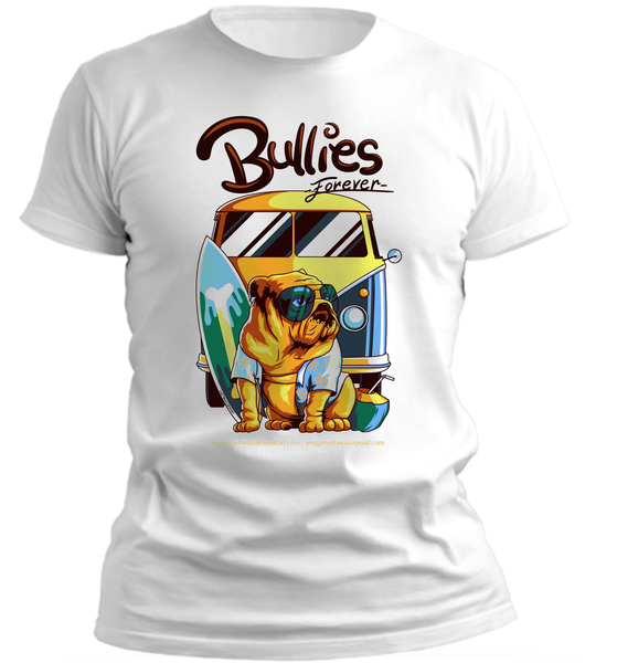 PepperSt Men's White T-Shirt - Bulies