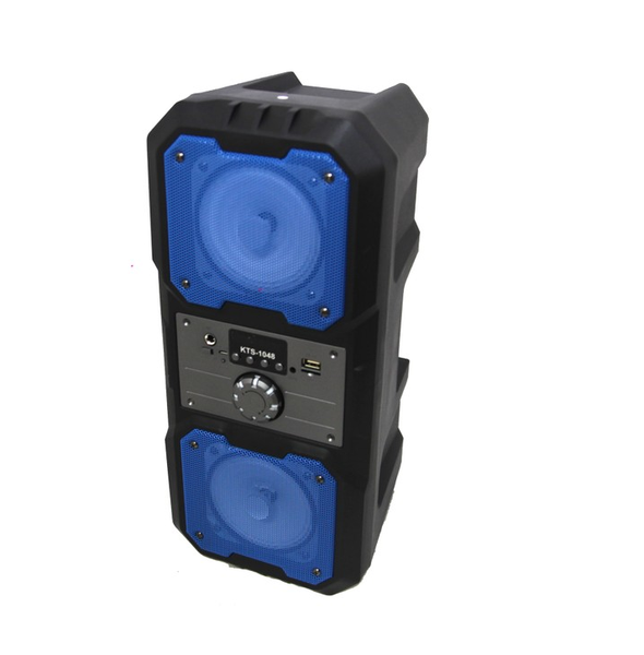 KTS Karaoke Dual Speaker Wireless Stereo - Black &amp; Blue