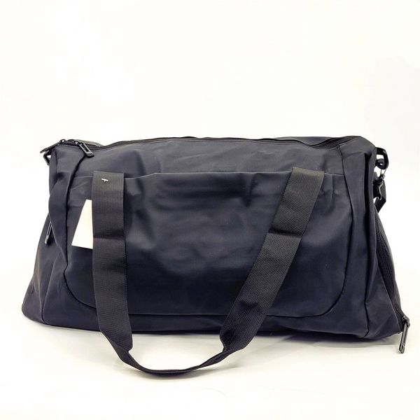 Foldable Duffel Luggage Sport Gym Travel Black Large Capacity Size Bag