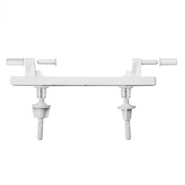 Wirquin - Seat Hinge Set Club Plastic White - 4 Pack