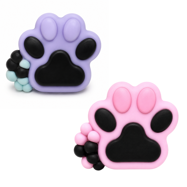 2 Pack Paw Squishy Squeeze Sensory - Toy for Kids, Girls &amp; Boys