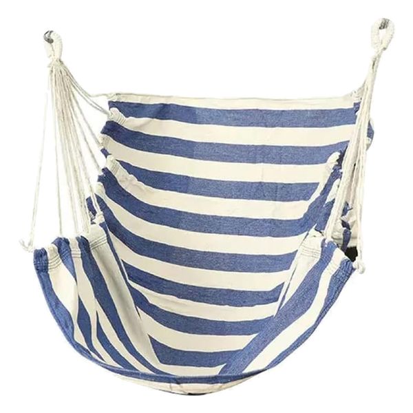 Decor Garden Multicolour High Capacity Hanging Hammock Swing Chair (130cm)