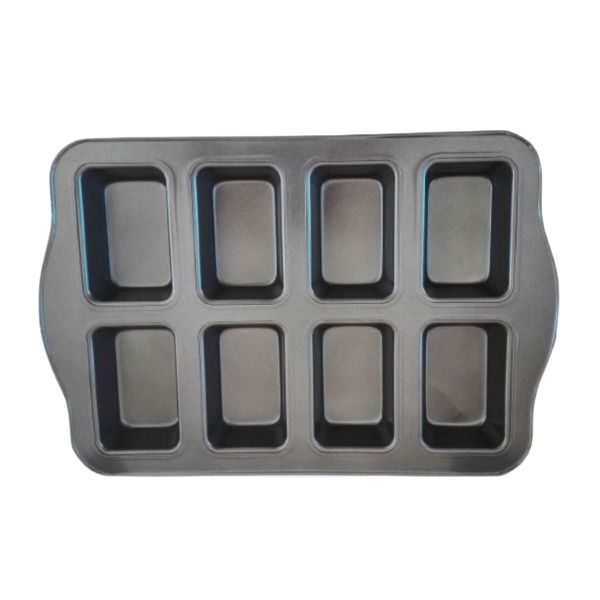 8 Mini loaf Pans Loaf Tin Cake Pan Non Stick Carbon Steel Baking Pan-nt