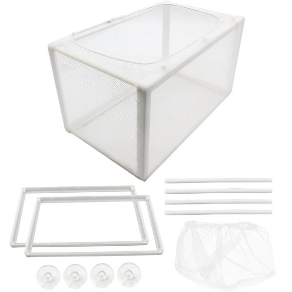 Nihao Aqaurium Large Fish Breeder Net, Fish Breeder Box Aquarium Separator