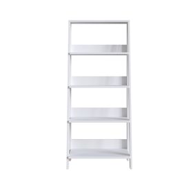 Bella Casa - Wooden Shelf with 4 Shelves - White | Shop Today. Get it ...