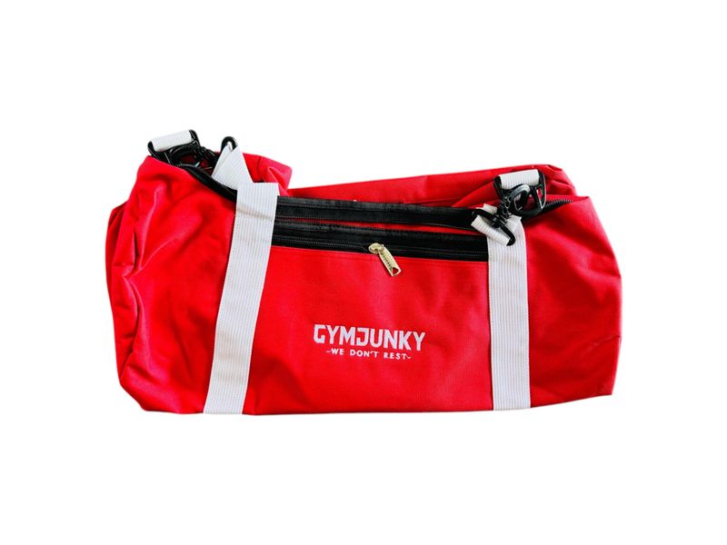 Grip Gym Junky Duffle Bag with Front Pocket - Red