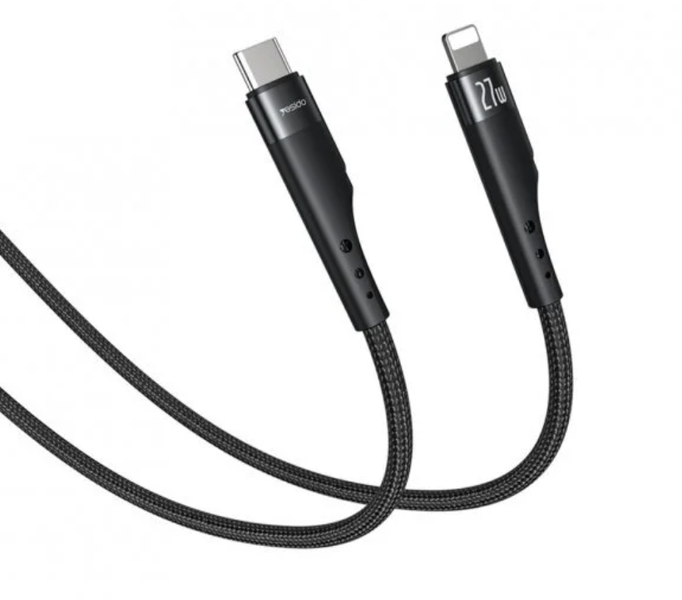 Yesido CA115-EM 3M Type-C To Lightning 27W Charging Cable