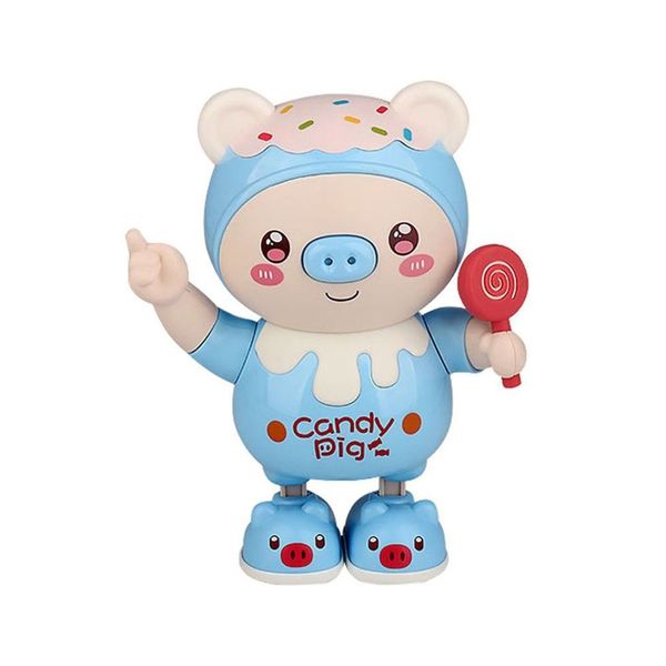 Dancing Toy Cute Little Pig Music and Light Dancing L/R Children's Gift