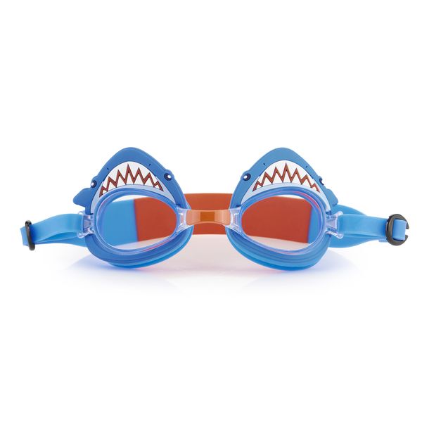 Aqua2ude Shark Bite Blue Anti Fog UV Protection Swimming Goggles