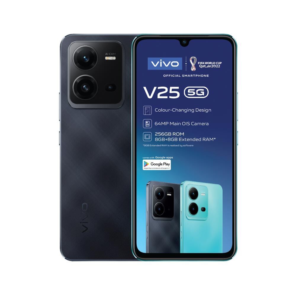 Vivo V25 5G Dual Sim 256GB - Diamond Black