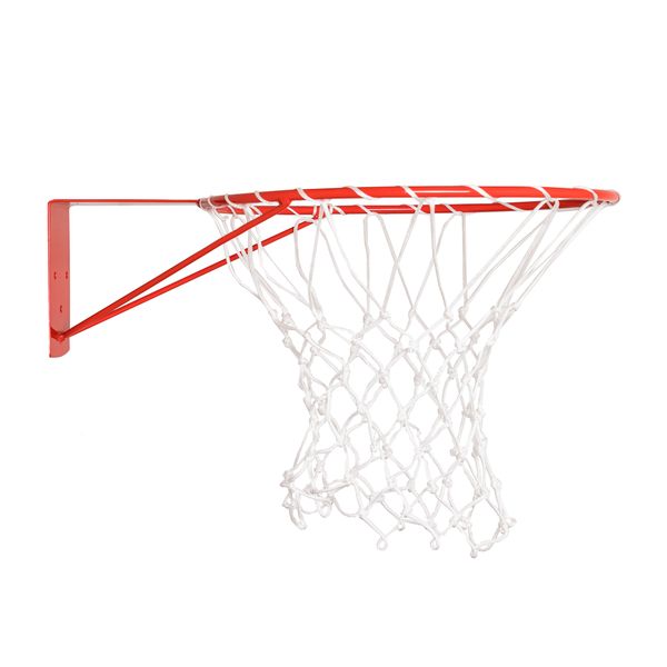 Netball Ring 10mm Solid Steel Ring with Back-Plate - 38cm Diameter