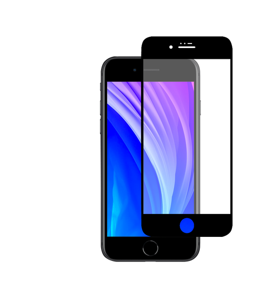 Body Glove Apple iPhone SE (22/20)/8/7/6 Ultra Tempered Screenguard - Black