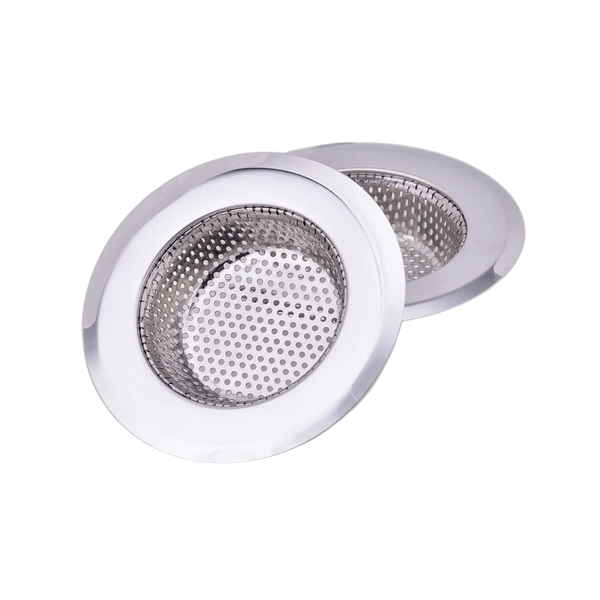 Stainless Steel Sink Strainer 9cm - 2 Pack