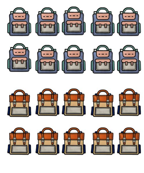 Backpack Style Candy Gift Bags For Party Supply 20 Piece