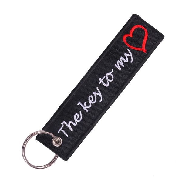 The Key to My Heart Motor Bike Key Ring Gift
