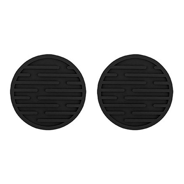 2 Pack Silicone Non-Slip Mats Drink Mug Holder Home Kitchen Coasters