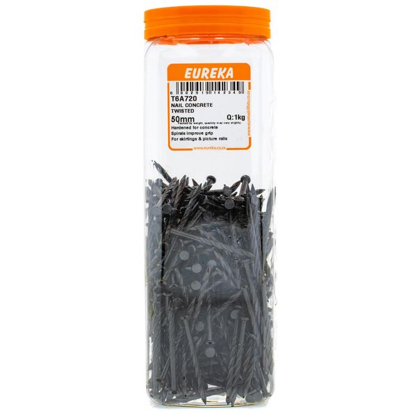 EUREKA Nails Concrete Twisted 50mm Q:1kg T6A720