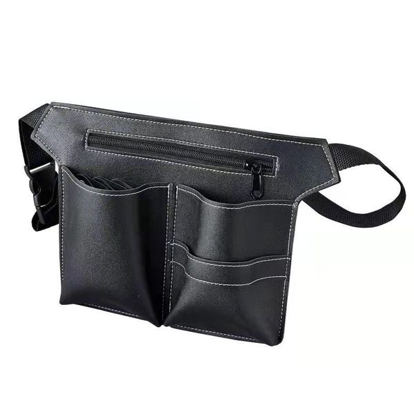 Leather Salon Hairdressing Waist Bag for Holder Hairdressing Scissors