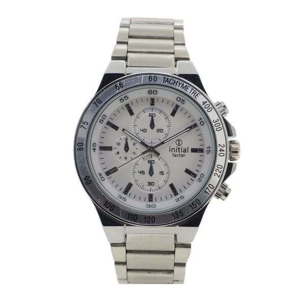 Initial Gents Metal Strap Watch WK338