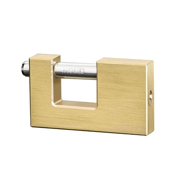Anti Rust Waterproof Security Brass Rectangle Padlock With Keys
