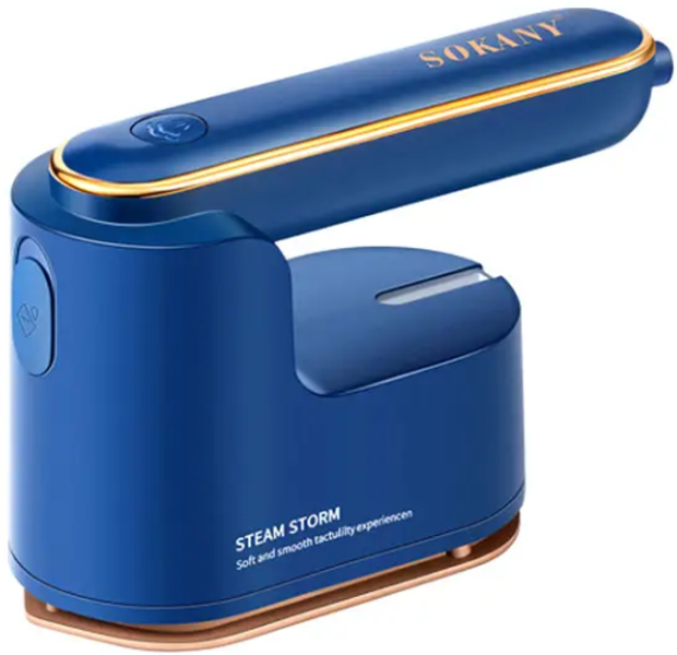 Sokany Handheld Garment Steamer 1200W Power 125ML Water Tank- Blue