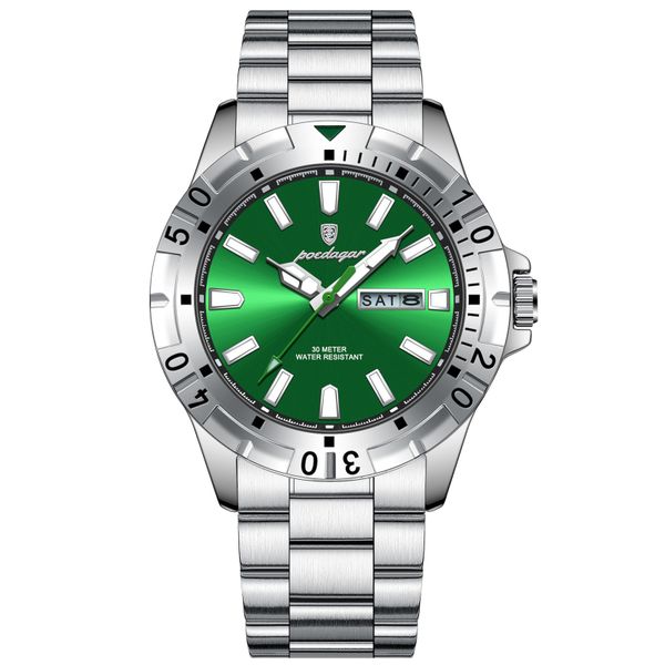 POEDAGAR Luxury Watch for Man Sports Quartz Wristwatch