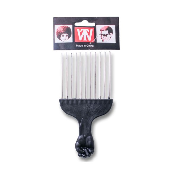 Metal Afro Comb