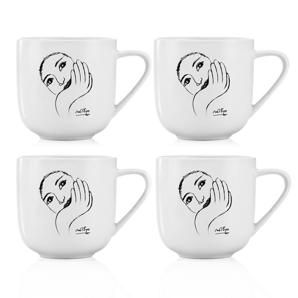 Carrol Boyes Mug Set of 4 - Face Facts