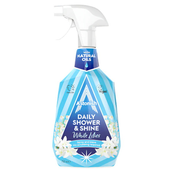 Astonish | Specialist Cleaner | Daily Shower &amp; Shine | White Lilies | 750ml
