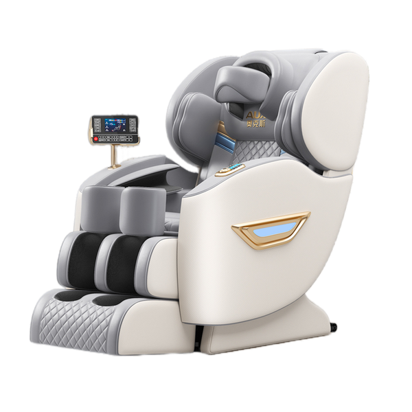 2025 Zero Gravity premium luxury full body massage chair in black and grey