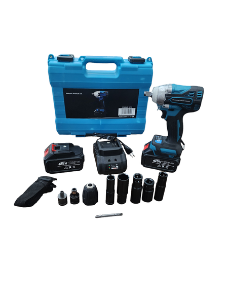 15 piece rechargeable impact wrench set with deep impact sockets,JG20375076