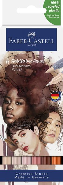 Goldfaber Aqua dual marker Portrait 6's