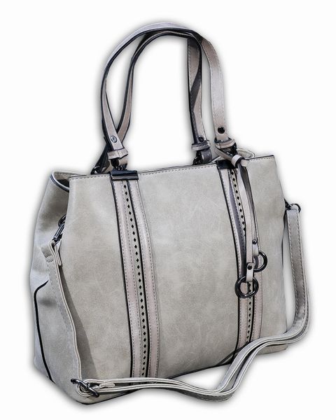 Khakhi Suede Ladies Handbag