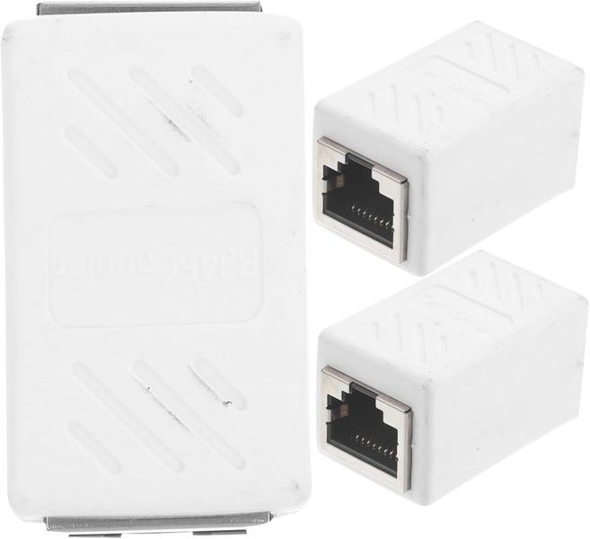 3pcs Ethernet Coupler Female to Female Extender Adapter Ethernet Cable