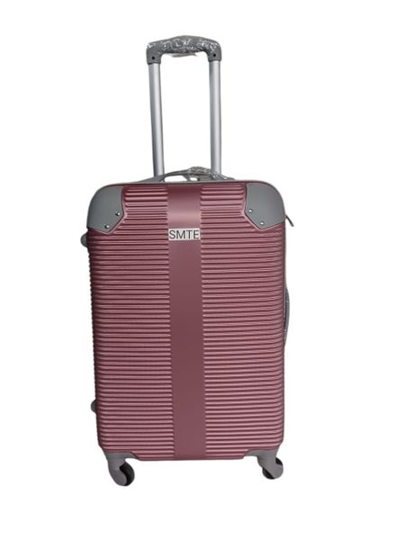 Protected Pink Hard Shell Luggage 65cm - Pink