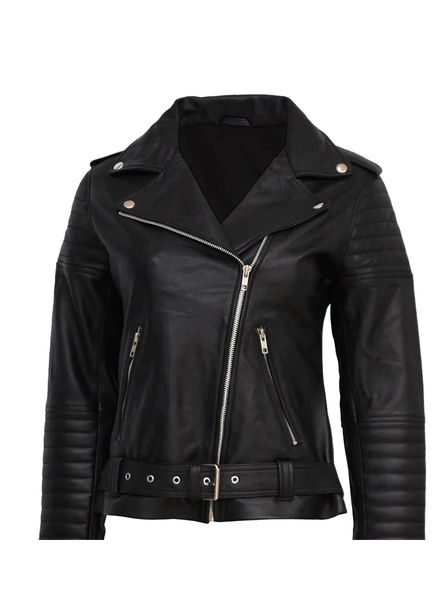 Faux Leather Biker Fashion Jacket