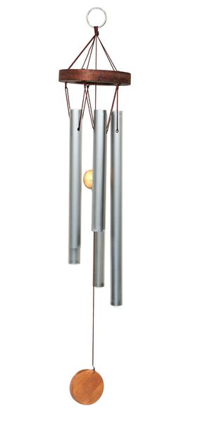 Metal Wind Chimes (20cm) - Wooden Ring