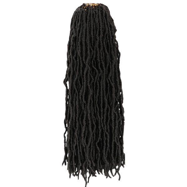 Crochet Butterfly Locs Synthetic Braids 22 Inch - #4 Chocolate Brown