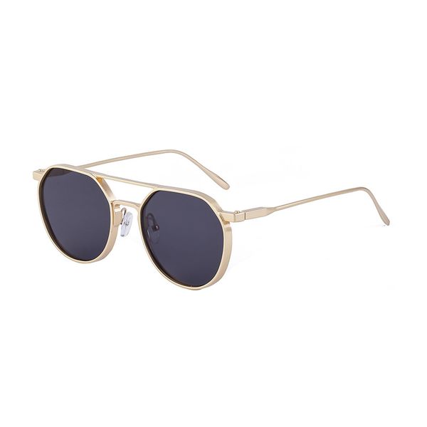 ZELTRYN New Retro Oval Frame Glasses with Metal Double Bridge